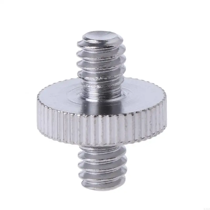 K3KD Doble doble cabeza 1/4 "Masculino rosca tornillo macho Convertir para cámara cámara Ballhead trípode
