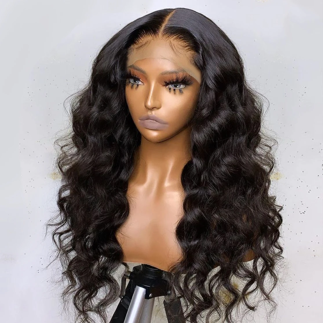 

13x4 Loose Deep Wave Wigs For Brazilian Women 13x6 Hd Lace Frontal Wig Curly Human Hair Deep Water Wave Lace Front Wig