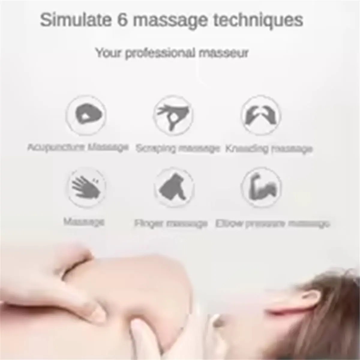 

Мини-массажер для шеи ABZJ EMS, электрический стимулятор-пластырь для акупрессуры, для снятия боли, омоложения кожи – портативный массажный пластырь