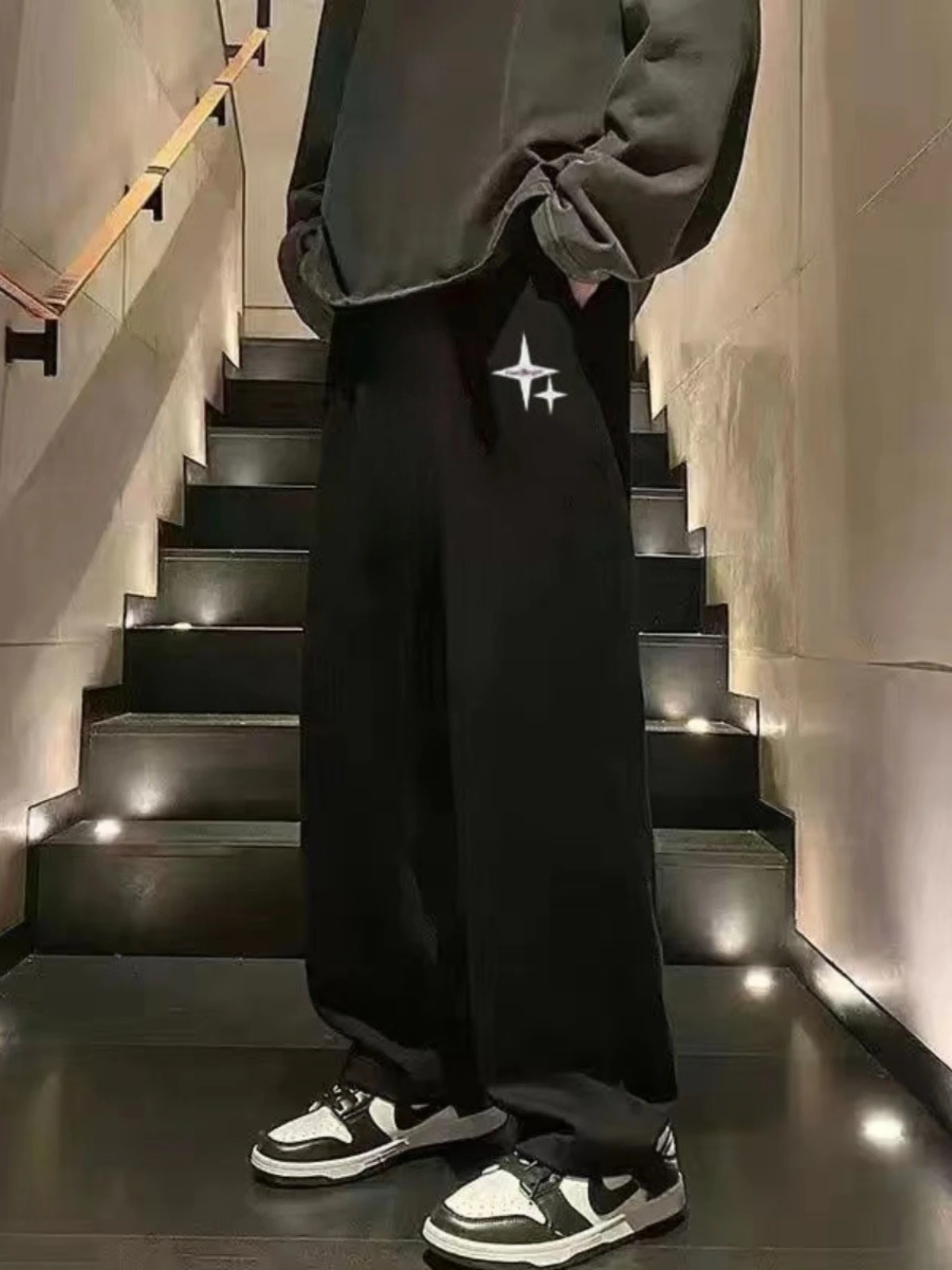 

Summer New Sports Pants for Men 2025 Trend Versatile Men's Pants Loose Pants Straight Leg Casual Long Pants Sweatpants