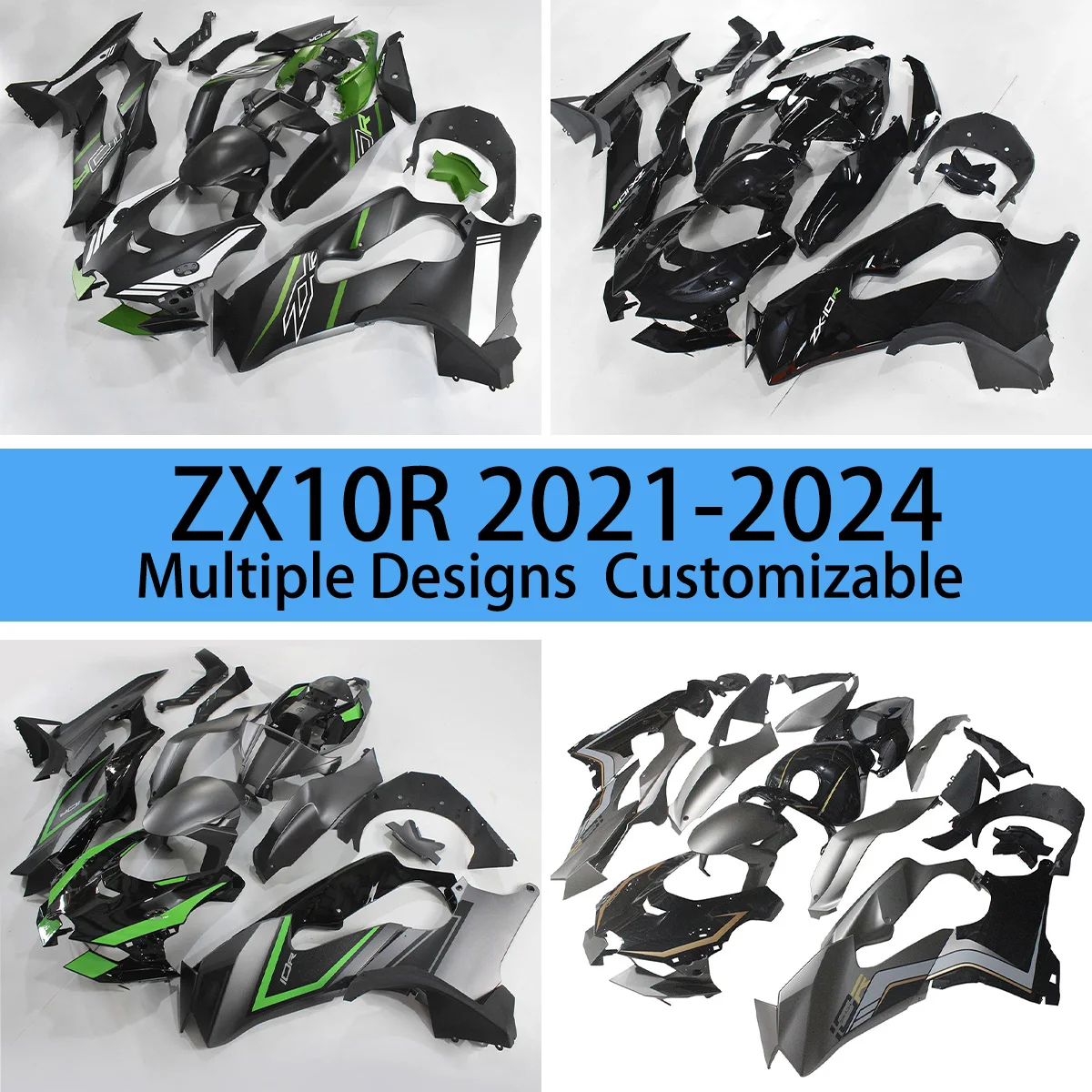 

Комплект обтекателей для мотоциклов ZX 10R 2021 2022 2023 2024 Обтекатели для мотоциклов KAWASAKI ZX10R 21 22 23 24