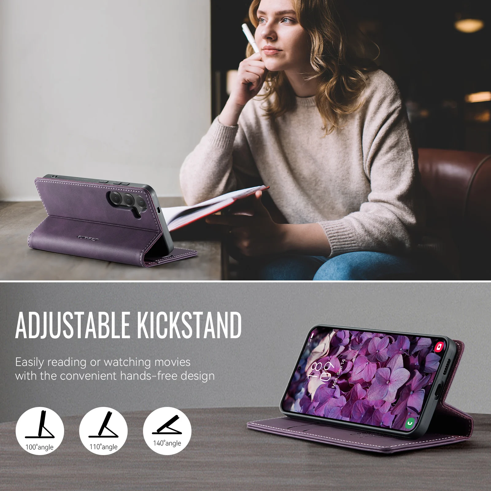 Premium Leather Case For Samsung Galaxy S25 S24 Plus S23 S22 S21 S20 Ultra FE Note20 Ultra S10 Magnetic Flip Wallet Card Cover