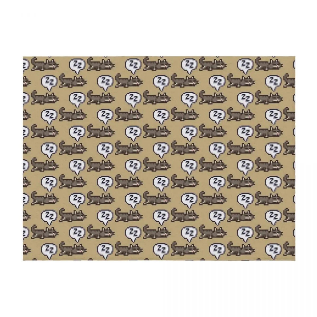 

Stardew Valley Sleeping Cat Sploot Throw Blanket Retros Bed covers Soft Plaid Nap Blankets