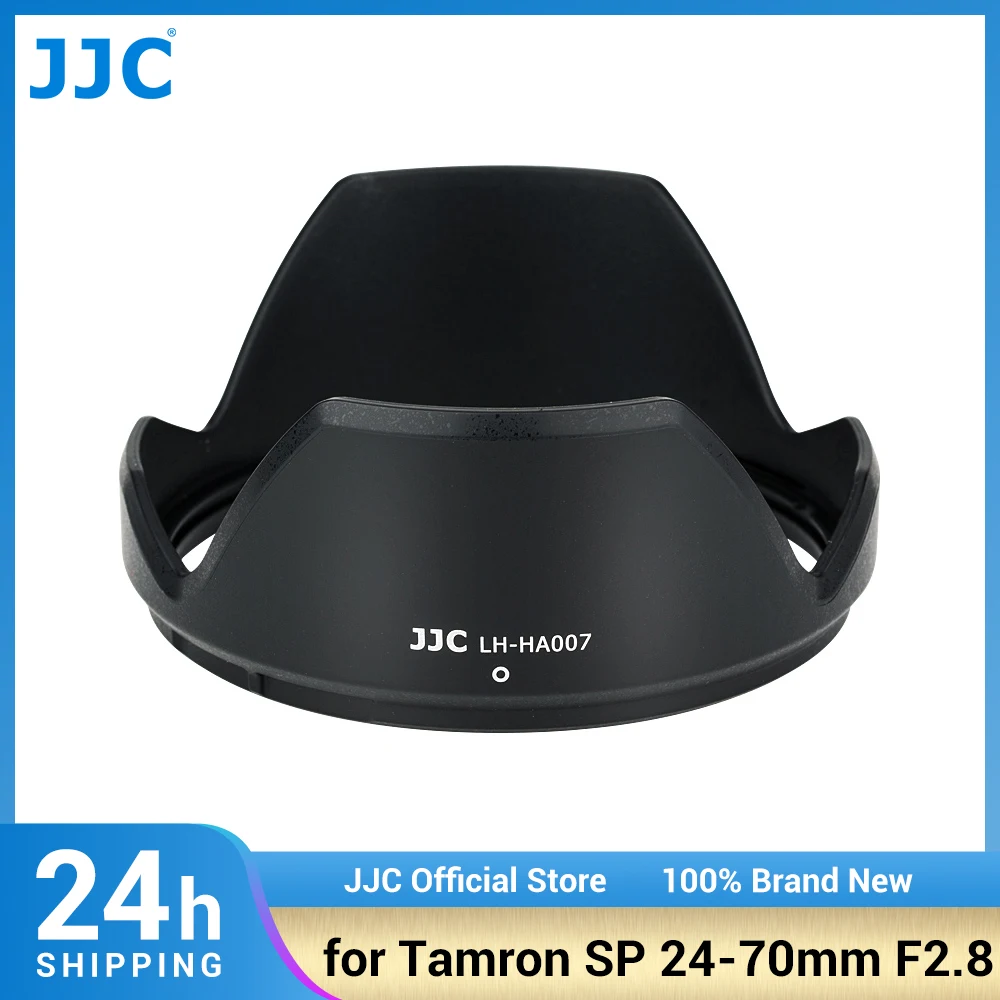 JJC HA007 Reversible Camera Lens Hood Compatible with Tamron SP 24-70mm F2.8 Di VC USD Lens for Canon 1D 6D 7D 80D Nikon D5 D6