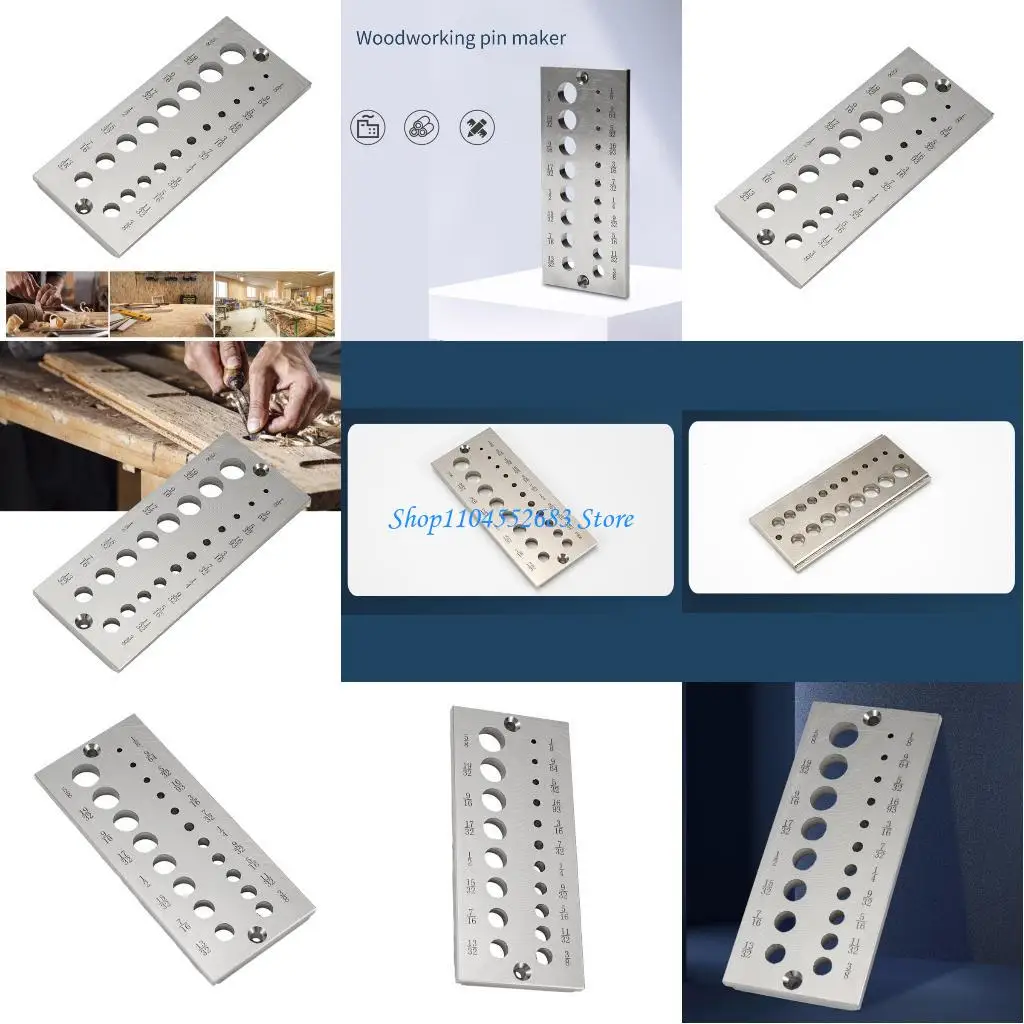 y6gd الصلب الصلب لوحة الصلب الصلب لوحة 19 ثقوب صانع الصلب لوحة الصلب من 1/8inch إلى 5/8 بوصة الإمبراطورية من أجل الخشب #1