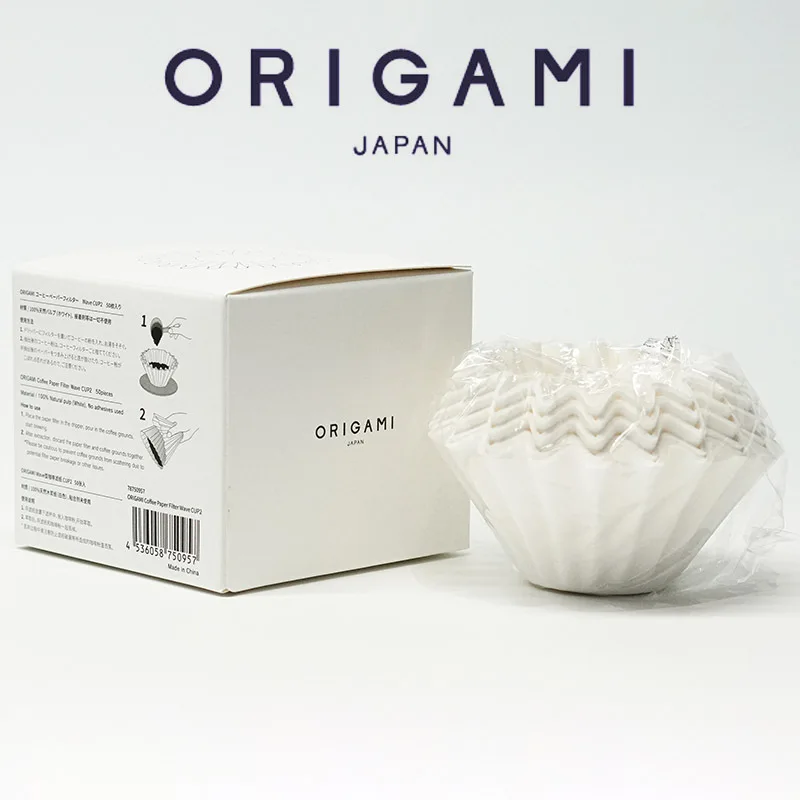 

ORIGAMI cake filter paper origami filter cup 155/185 hand brewed coffee V60 filter paper combination