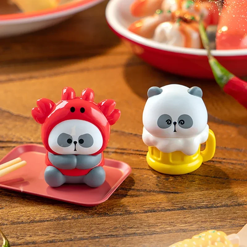 

TOYCITY MR.PA China World Hotel Panda Series Refrigerator Sticker Blind Box Toys Kawaii Anime Action Figure Caixa Caja Surprise