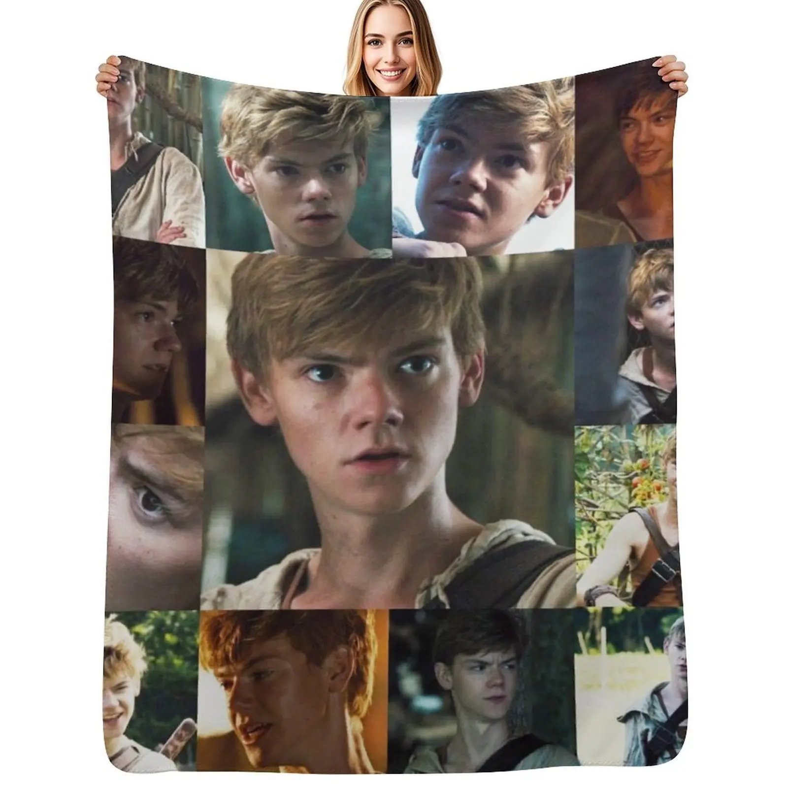 the maze runner newt blanket Throw Blanket Multi Use Warm Blanket for Living Room Bedroom