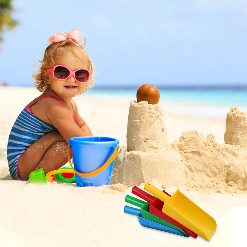 3 pezzi giocattolo creativo per bambini giocattoli di sabbia divertente paletta costruzione in plastica colore casuale