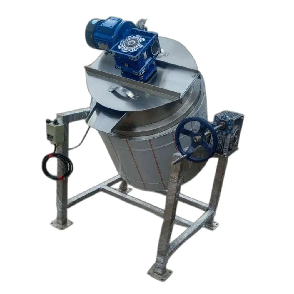 Indian Exporter Industrial Steam Jacketed Cooking Kettle For Rice Pulses Vegetables And Ready Meal Production Available