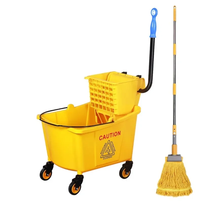 Sanitary Sanitary Cleaning Kit, 32 Liter Mop Bucket Cart and 67 Inch Cleaning Mop for Home, Hotel, Restaurant - Aliexpress Deal