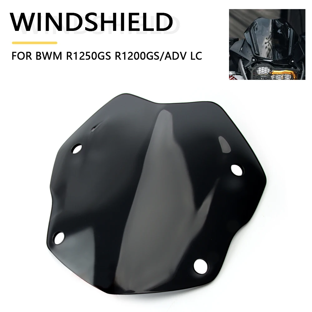 R1200GS R 1200 GS LC R1250GS ADV Adventure Windscreen Windshield For BMW R1250GS R1200GS  Windscreen Wind Deflector Sport Screen