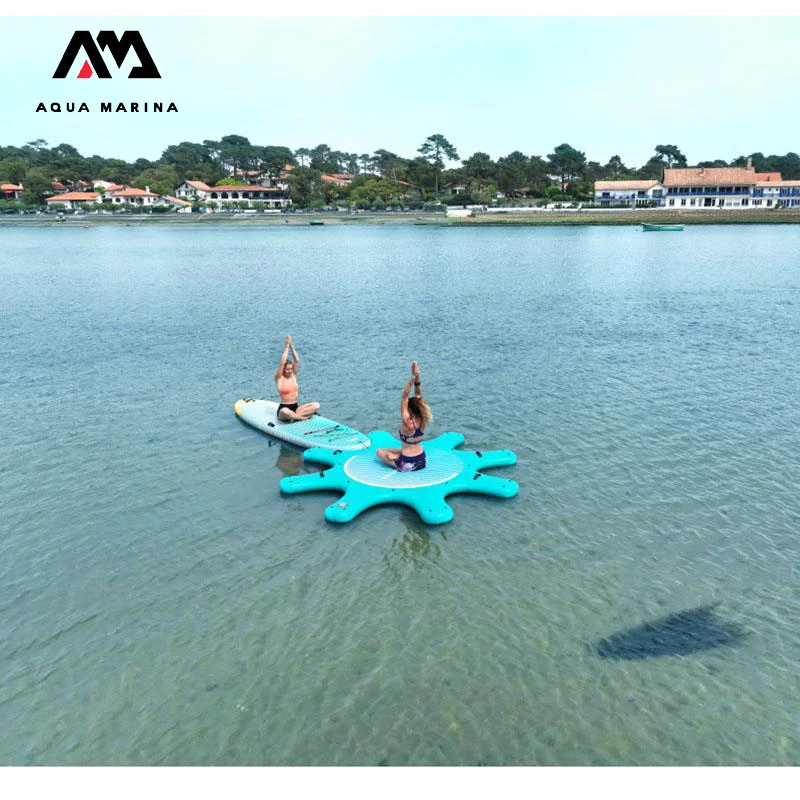 AQUA MARINA Yoga Dock Sup Board PEACE Yoga Surfboard Stand Up Paddleboard Aquatic Yoga Sports Board Platform 290cm