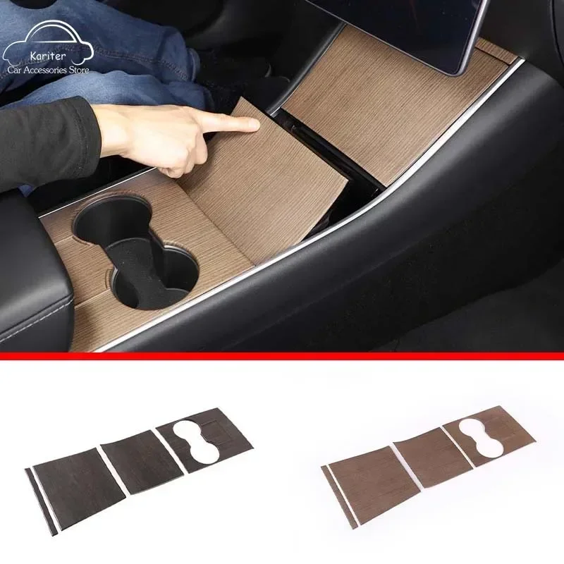 For Tesla Model  3 2017 2018 2019 2020 ABS Center Console Cover  Central Control Panel Trim Car Interior Accessories