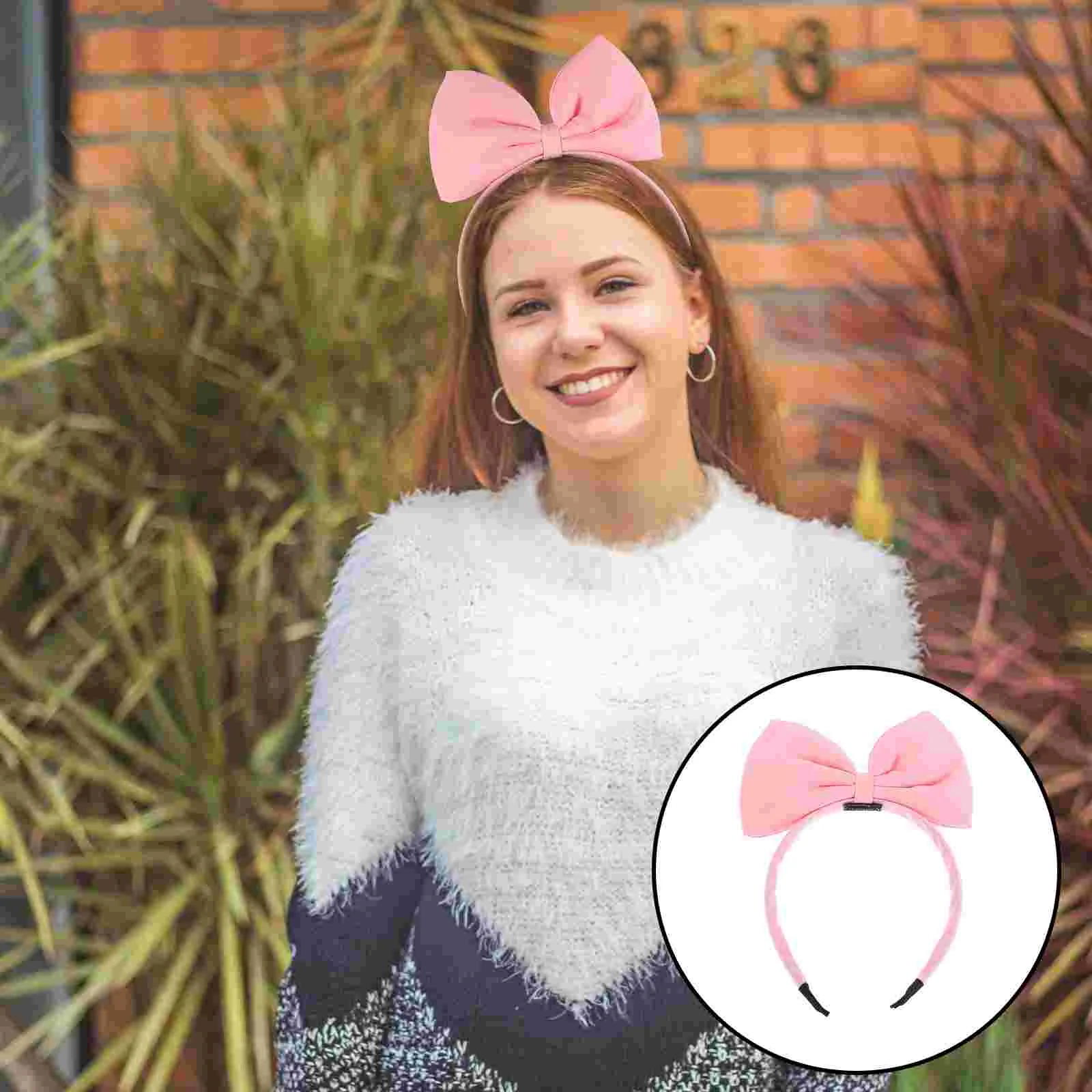 

1pc Fashion Hair Big Bow Headband All-match Hair Adorable Headdress Hair Accessory Fashion Hair Hoop Bow Hair Hoop