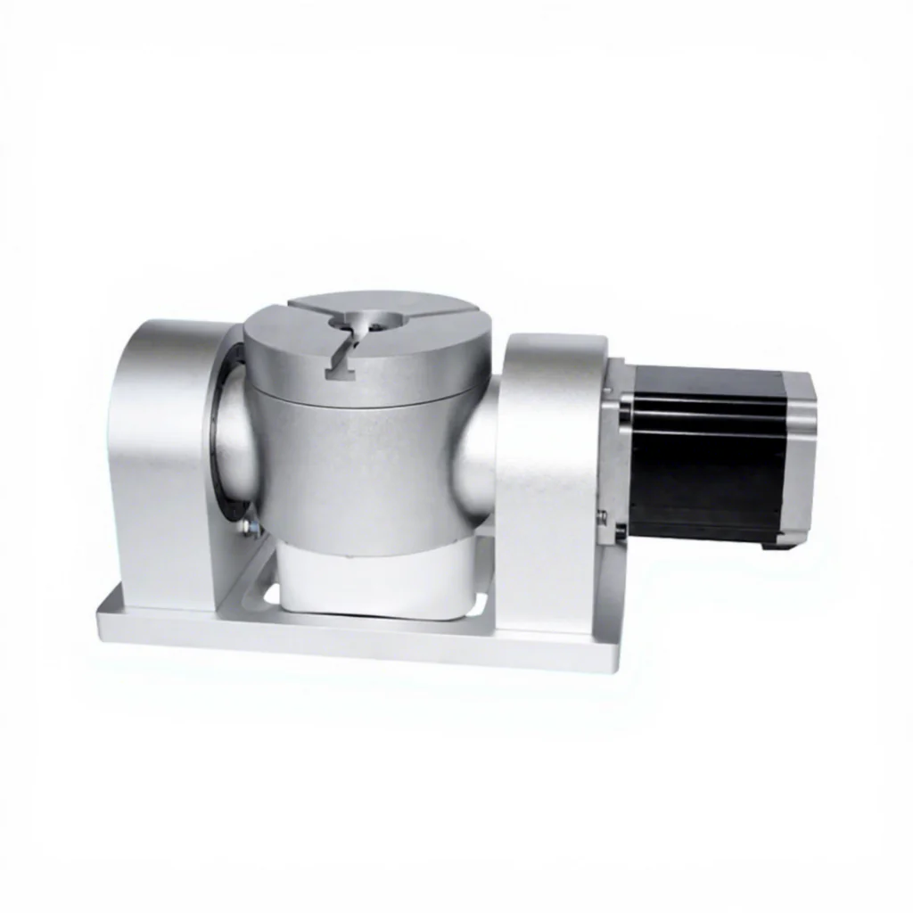 

CNC Rotary Axis for Milling Machine 25-50 Harmonic Control Box Worktable 139mm CNC Rotary Axis Deceleration Ratio 50:1 Rotatable