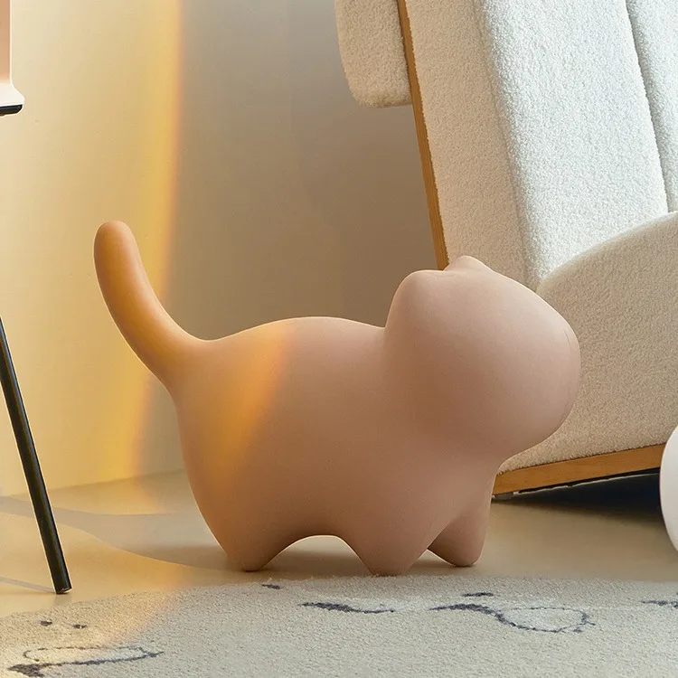 لعبة الأطفال البراز هريرة غرفة المعيشة المنزلية مقعد صغير منخفض الإبداعية لطيف الحيوان المشاهير على الإنترنت #3