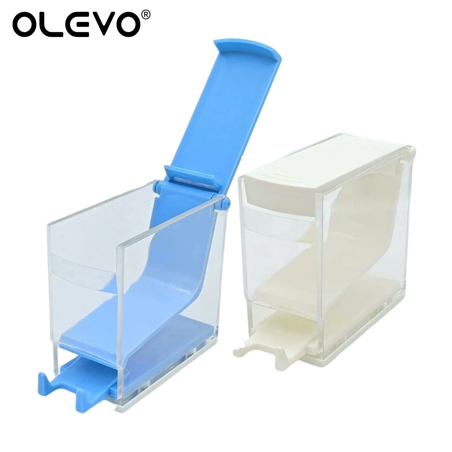 Dental Cotton Roll Dispenser Holder Press Type Box Dentist Swab Storage Box Case Dentistry Organizer Accessories