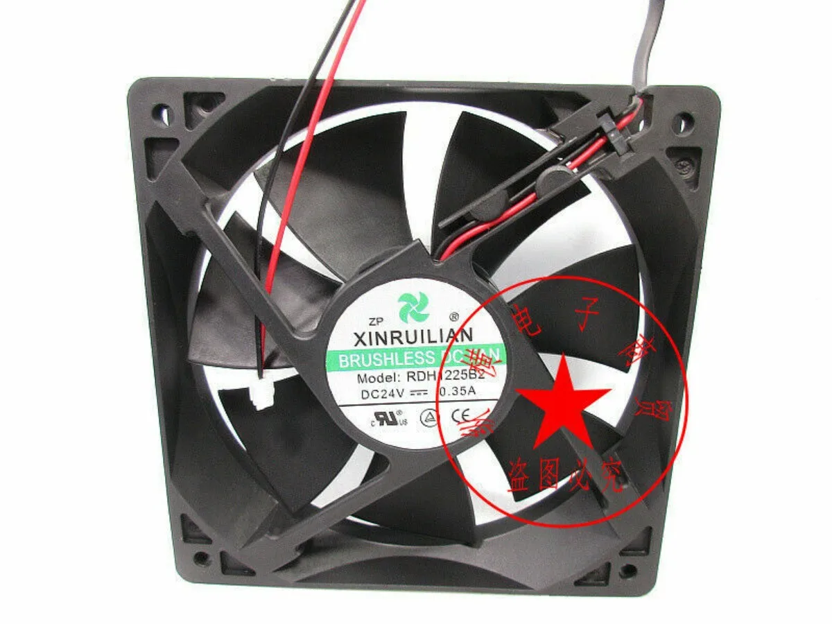 For Xin Ruilian RDH1225B2 12025 24V 0.35A 12CM inverter cooling fan