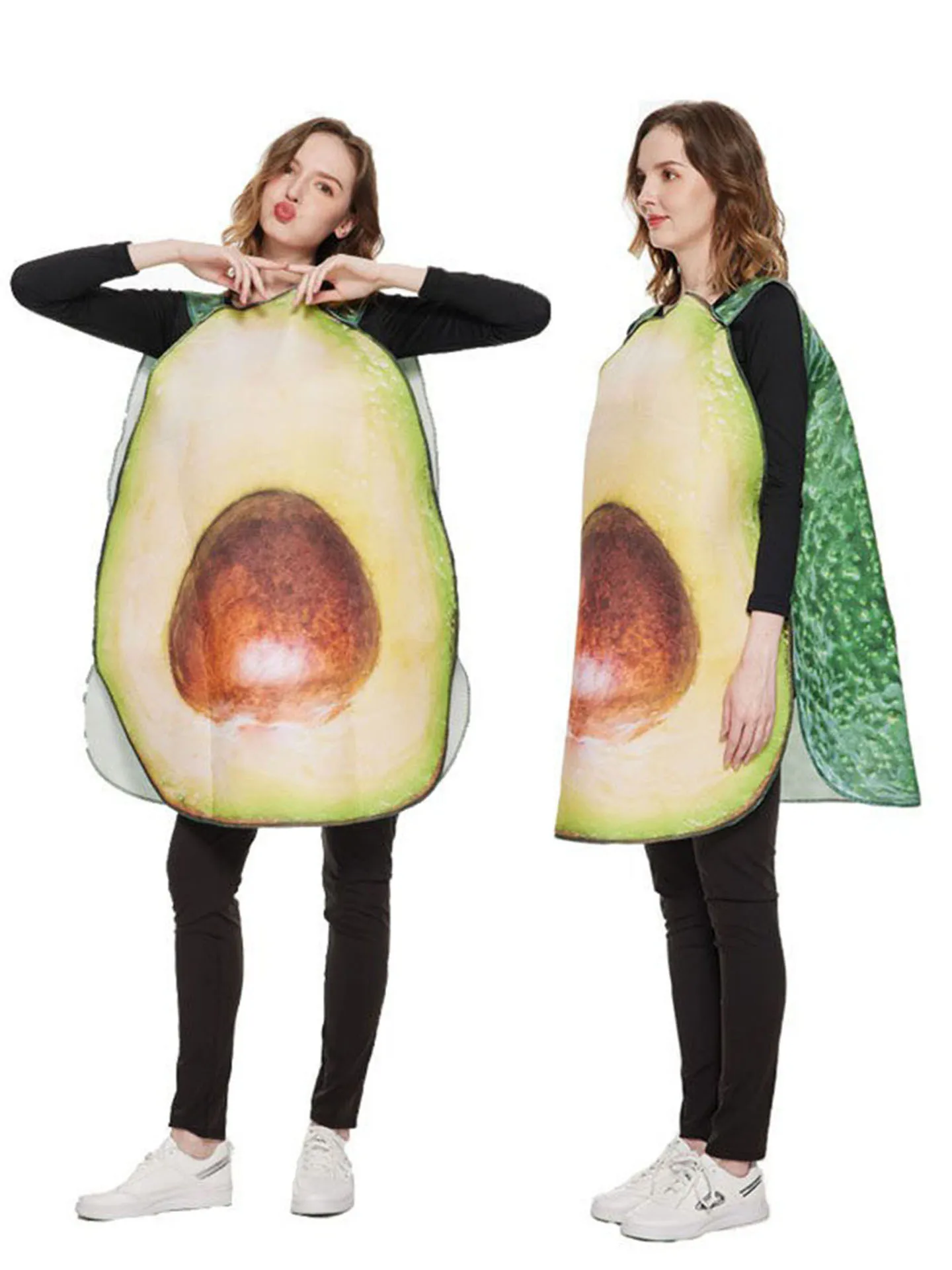 Halloween Costume Fruit Party Stage Performance Polyester Gown Watermelon Pineapple Tomato Orange Banana Costume view 2