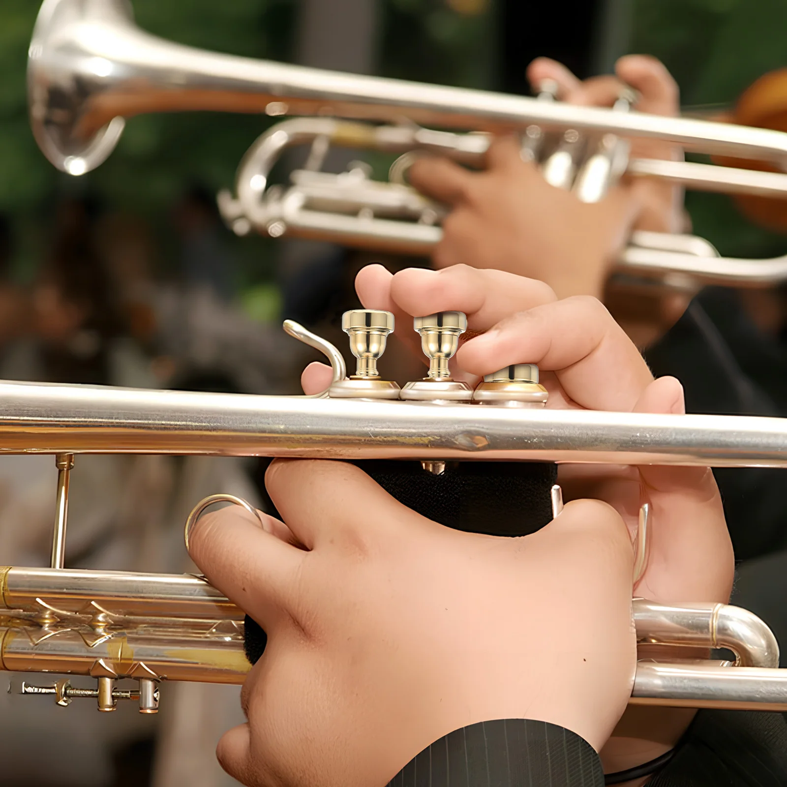 

Golden Trumpet Mouthpiece Brass 8 7x2 7x2 7cm Replacement Part for Beginners Small Trumpets Accessories Musical Instruments