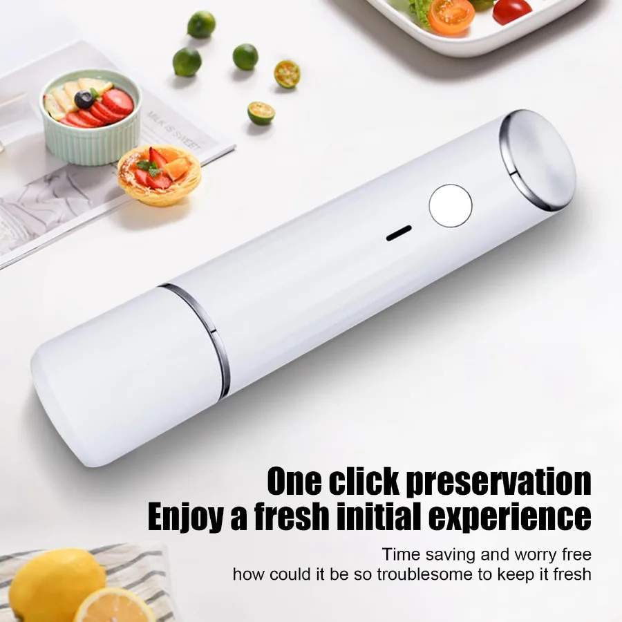 Vacuum Sealer Food Vacuum Sealer Handheld Vacuum Sealer Vacuum Sealer + 10 Reusable Vacuum Sealing Bags