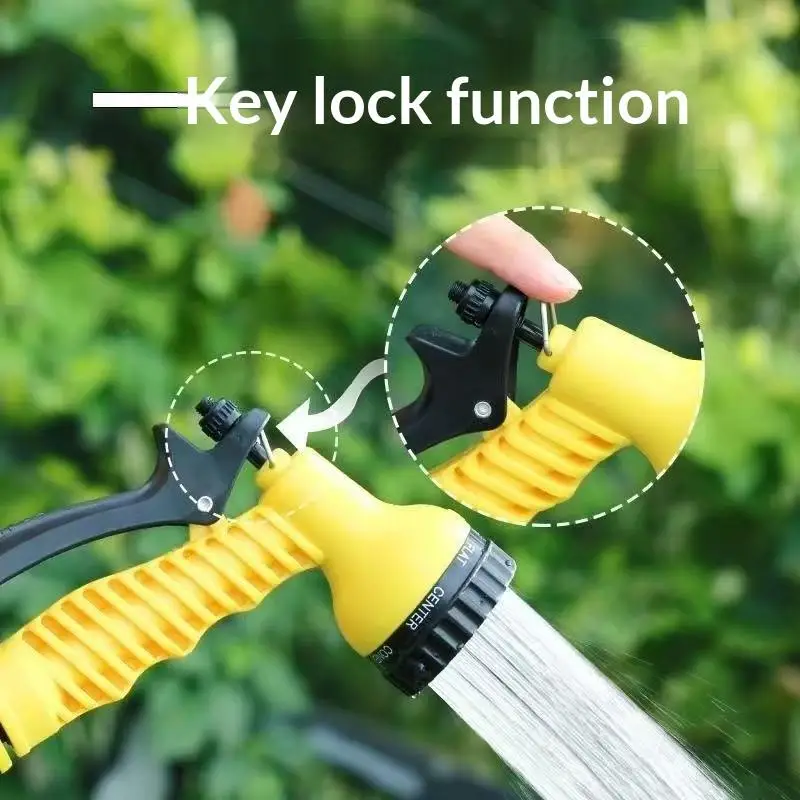 Irrigation Garden Watering  Thumb Control Water Hose Nozzle Sprayer Hose Spray Nozzle Garden Spray Irrigation Watering Nozzle