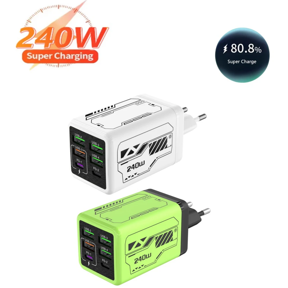 6 Port Type C Usb 2…