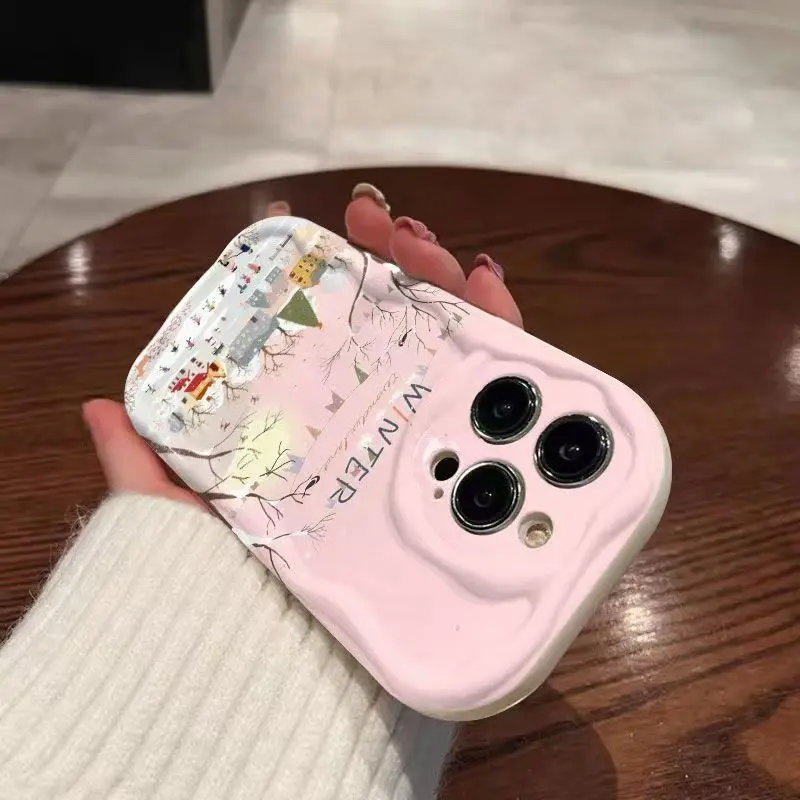 حافظة لهاتف آيفون 16 15 14 13 12 11 Plus ProMax 13 12 Mini X XS Max XR حافظة ناعمة مضادة للسقوط