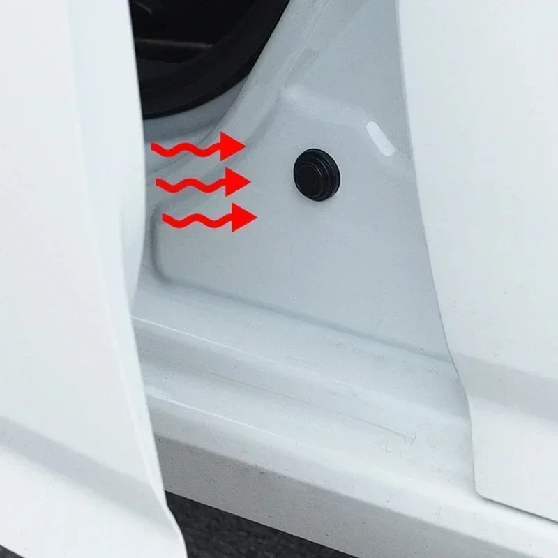 Car Door Anti-Collision Silicone Pads Sound Insulation Gasket Auto Soundproof Shockproof Sealing Rubber Pad Door Edge Sticker