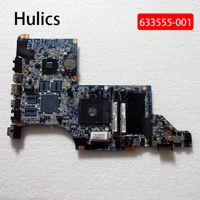 

Hulics Used For HP DV6 DV6-4052NR DV6-4053CA DV6-4000 Laptop Motherboard 633555-001 Mainboard DA0LX3MB8F0 Board