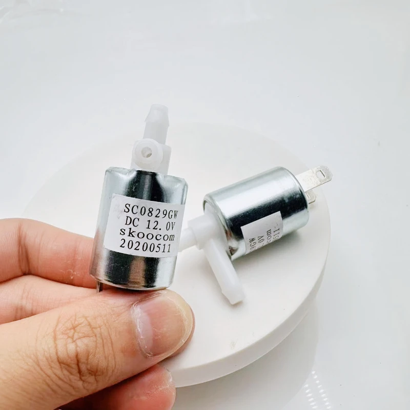 Normally Closed Solenoid Valve for Medical Equipment DC 12V, Massager Water Valve/Air Valve/Straight through Valve SC0829GW