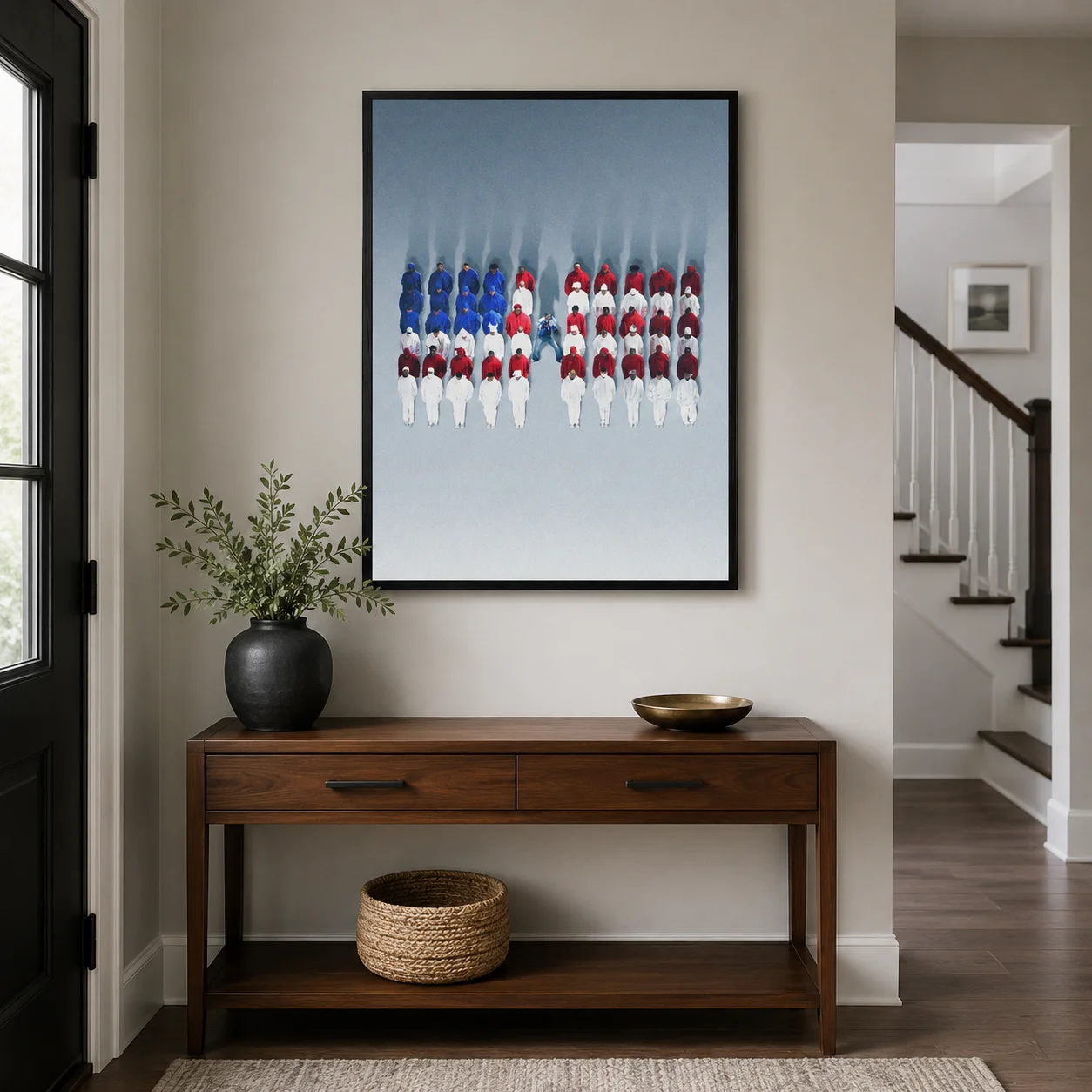 Canvas Wall Print, Modern Art Illustration, High‑Grade Home Decoration Artwork for Bedroom, Living Room, Office & Interior Space