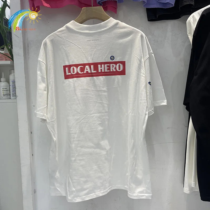 الأحمر ثلاثية الأبعاد رسائل شعار طباعة مارتين روز تي شيرت أفضل جودة القطن الصيف المتضخم المحملة بطل محلي تي شيرت مع العلامات