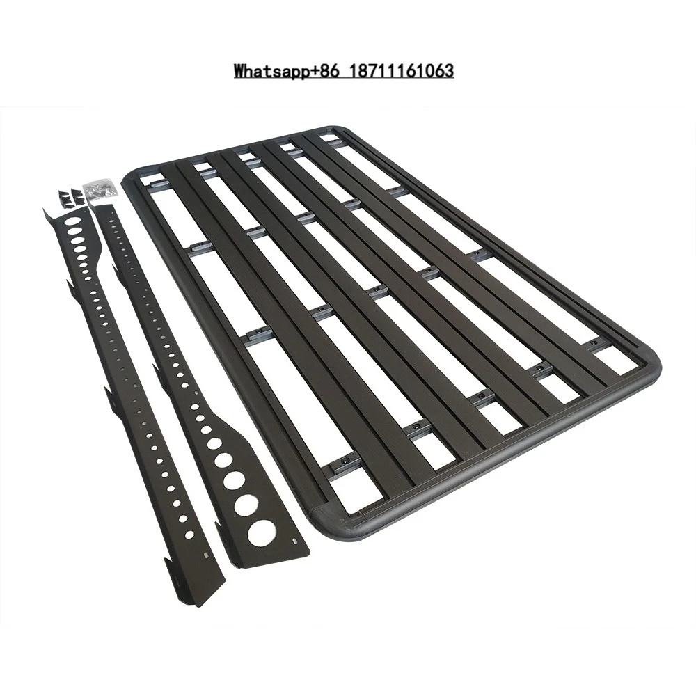 Hot Sale Multifunctional Black Aluminum Roof Rack Platform Car Luggage Rack