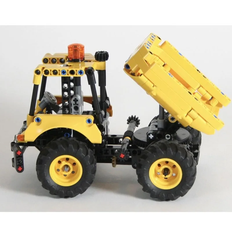 Assemble Building Block Model MOC-249224 Farm Transport Mini Swing Dump Truck 353 Parts Adult New Year Educational Toy Gift