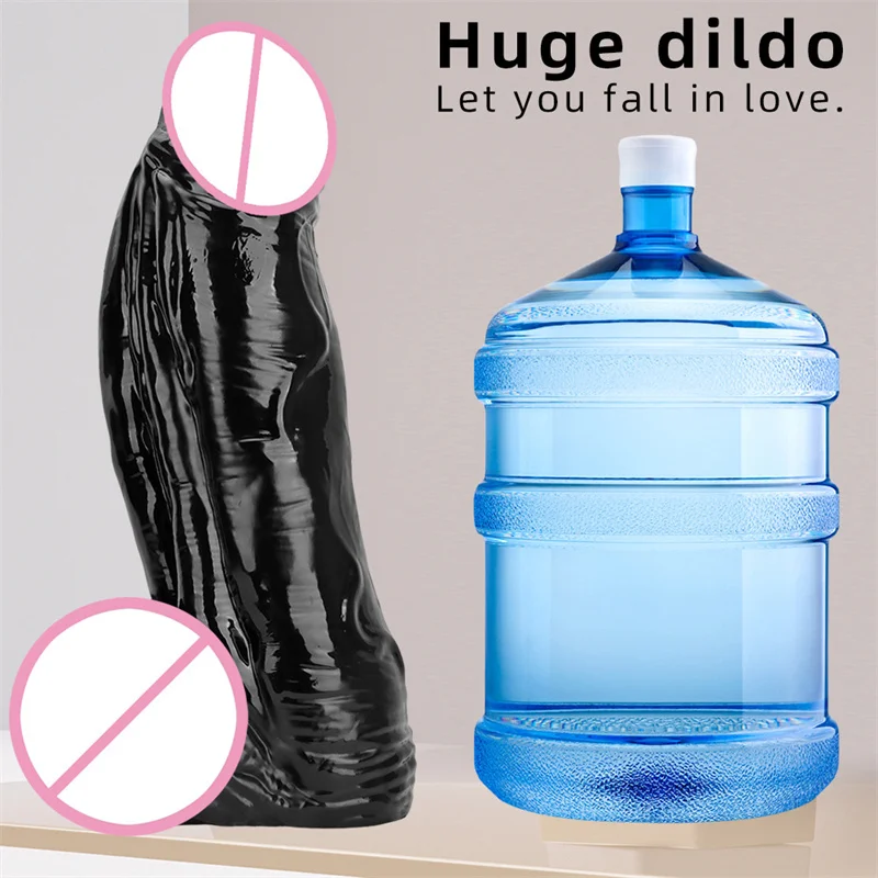 59*18CM Super Huge Dildo Realistic Penis Vaginal Anal Dilator ButtPlug Prostate Massager Gland Stimulator Sex Toys for Women Men