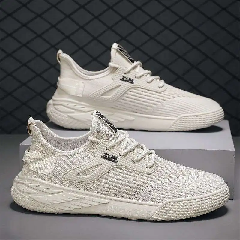 

New Breathable Men's Shoes Woven Net Running Men Shoes Soft-soled and Soft-top Shoes for Man Thin Low-top Net Men's Casual Shoes