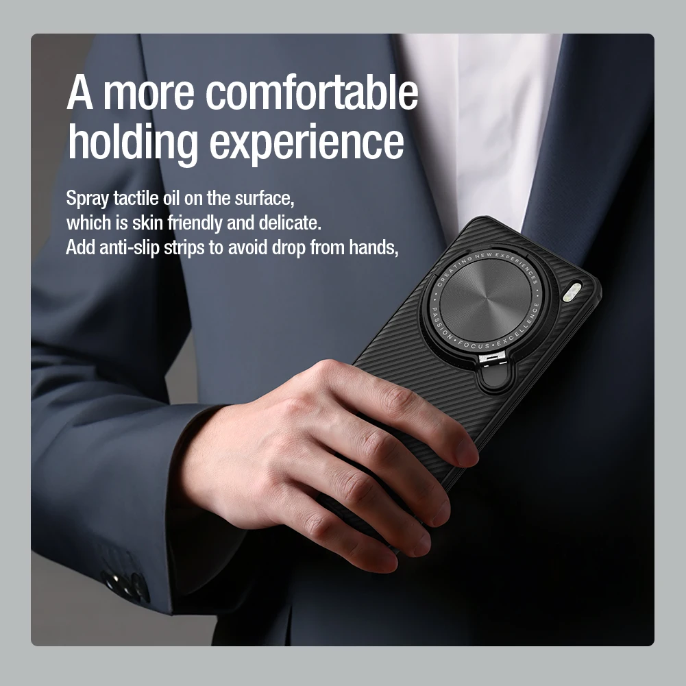 

For Vivo X200 Pro 5G Magnetic Case Nilllkin Camshield Prop Magsafe Charging 360 Full Camera Protection TPU+PC Back Cover