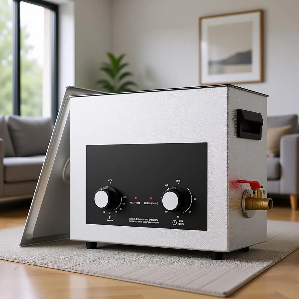 

6L Digital Ultrasonic Cleaner with Timer and Basket for Precision Cleaning of Watches, Instruments, Coins, and Metal Parts