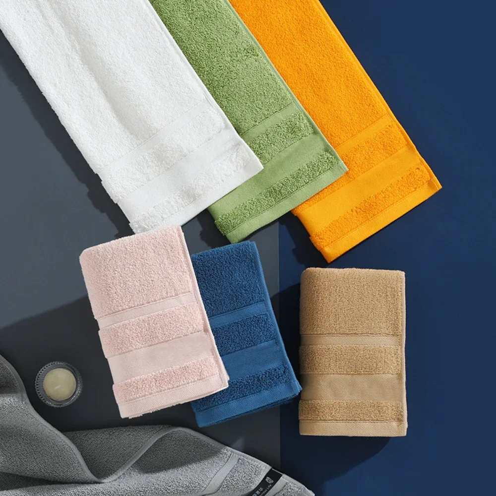 مناشف بلون موحد بأحجام مختلفة، مجموعة هدايا قطنية مريحة، منشفة حمام ماصة، أفضل مناشف استحمام