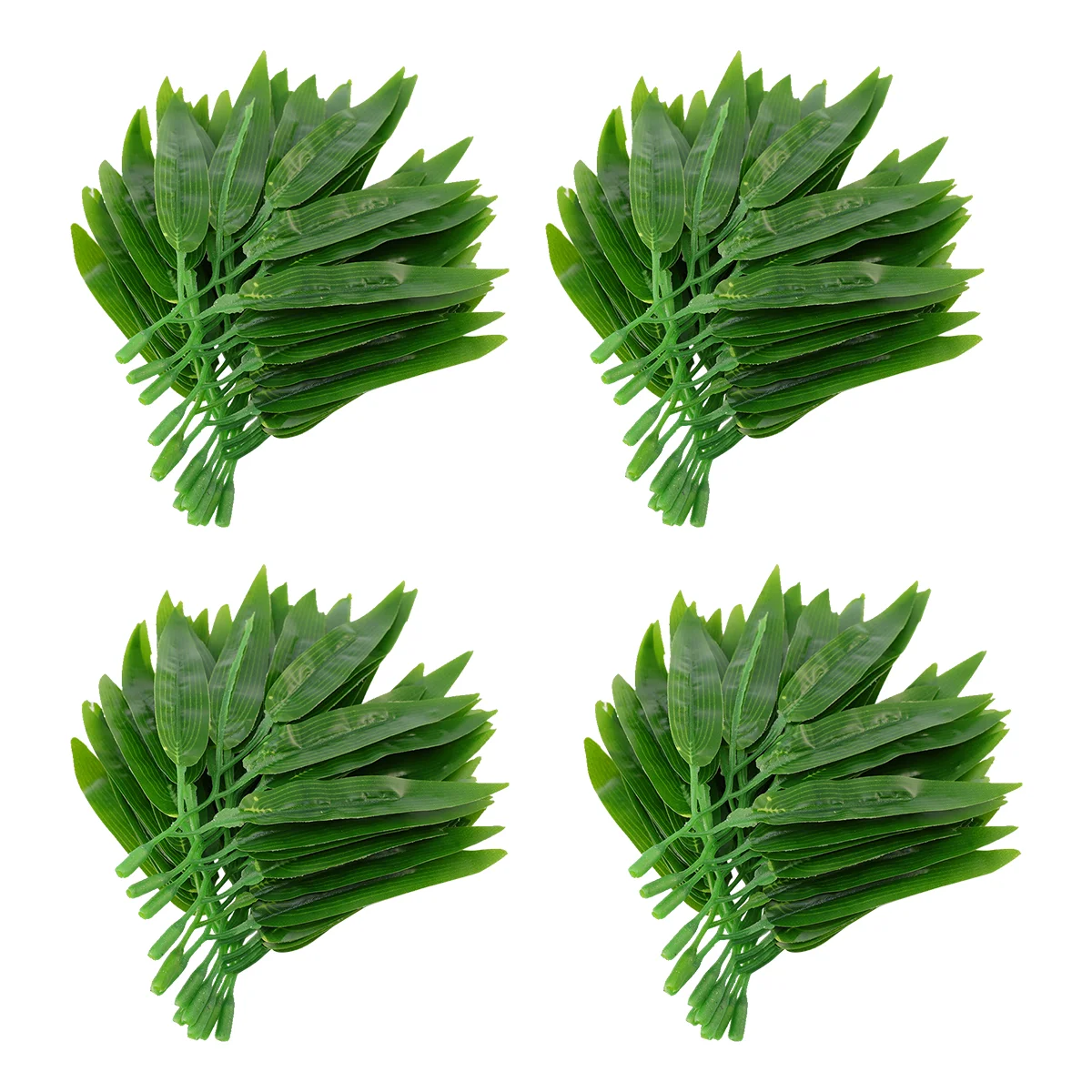

Simulated Bamboo Leaves Fake Green Branches Household Adornament Outdoor Ornaments