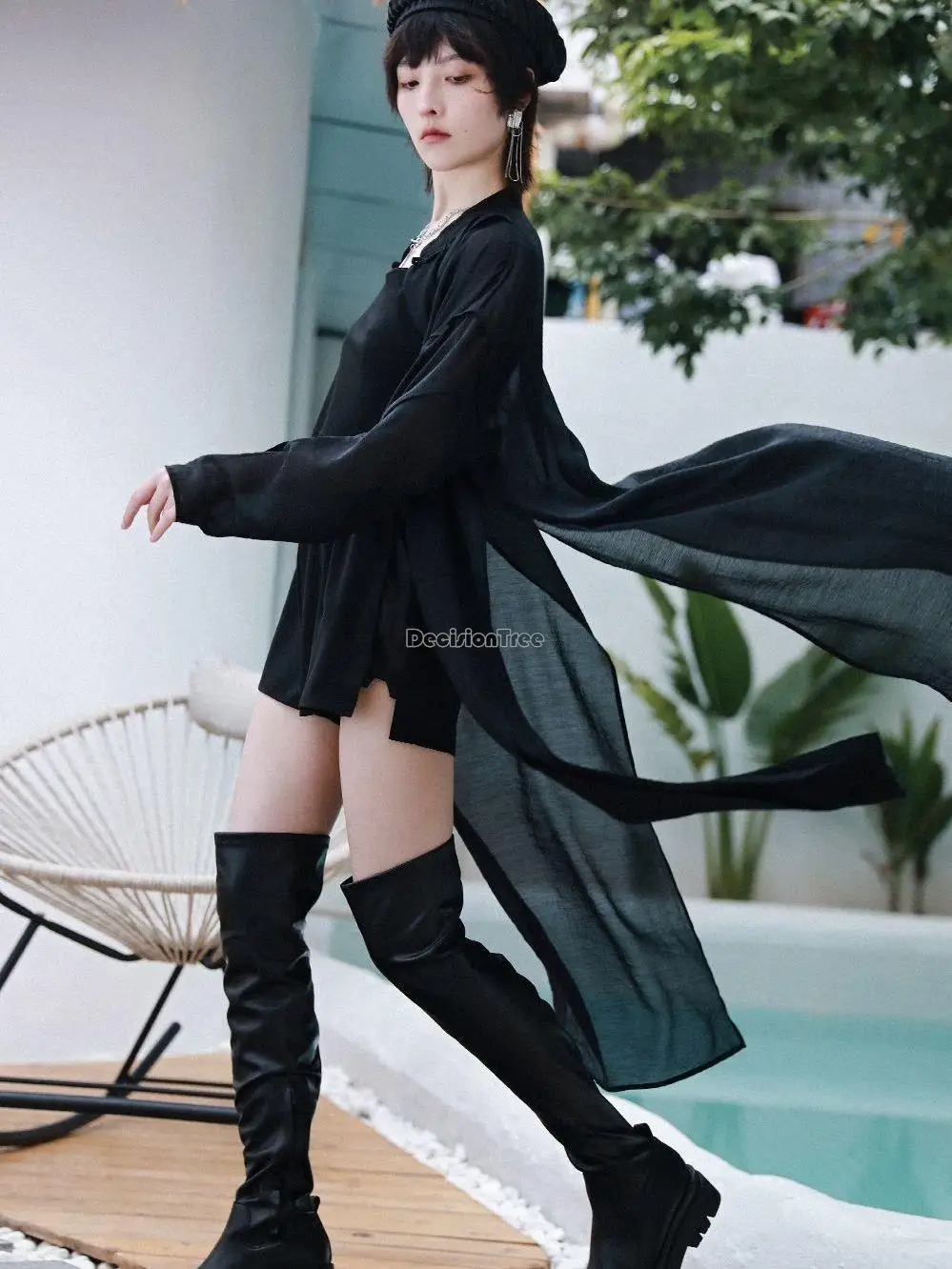 Blusa Hanfu de Chifón Tradicional China 2026 con Cierre, Estilo Tang, Ropa Vintage, Top Holgado para Mujer, Moda Oriental Diaria