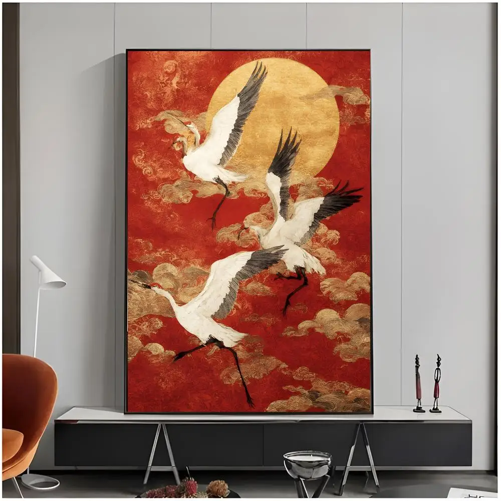 zen creation Minimal Zen Animal Art Poster Living Room Bedroom Decorative Print Unframed Decor