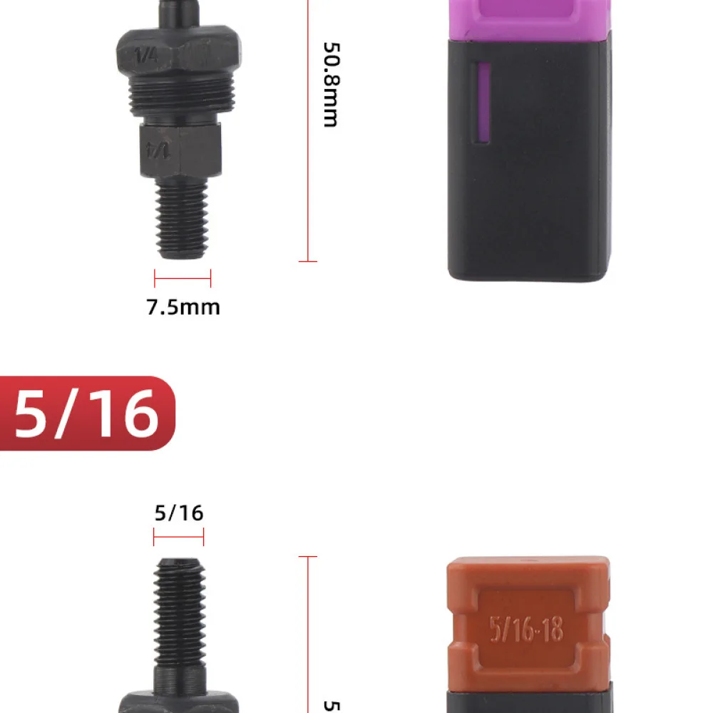 Professional Manual Rivet Tool Set For Threaded Inserts M3 M12 Metric Imperial Hand Riveter Accessory Archery Fastener Kit