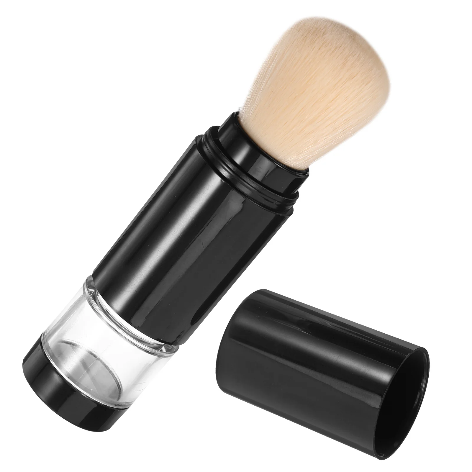 Applicatore automatico per fard con pennello per cipria per cipria pressata in polvere, strumento per trucco viso, setole morbide