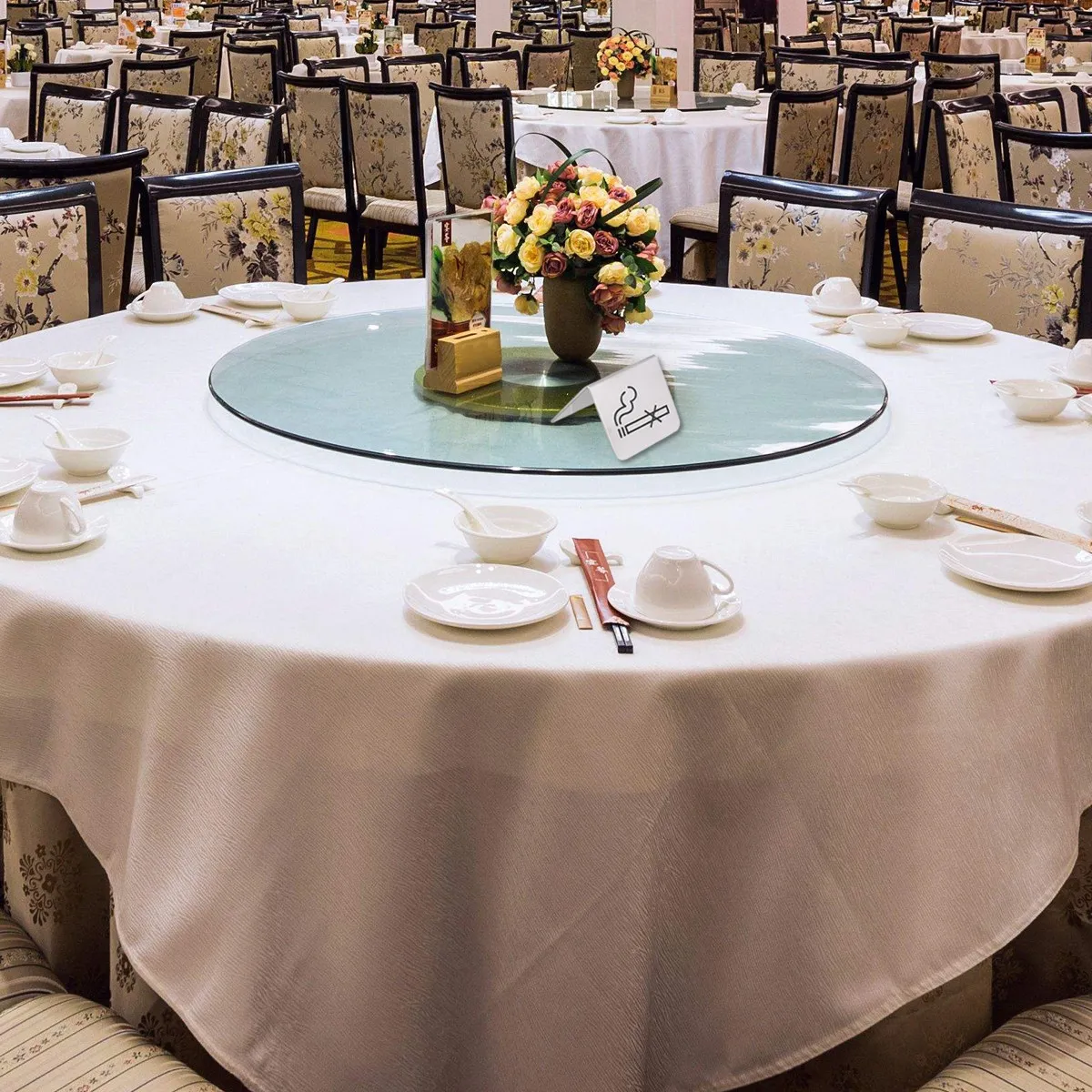 

Heavy Duty Stainless Steel No Smoking Sign Double Face Table Tent Standing for Restaurants Offices Hotels Weddings