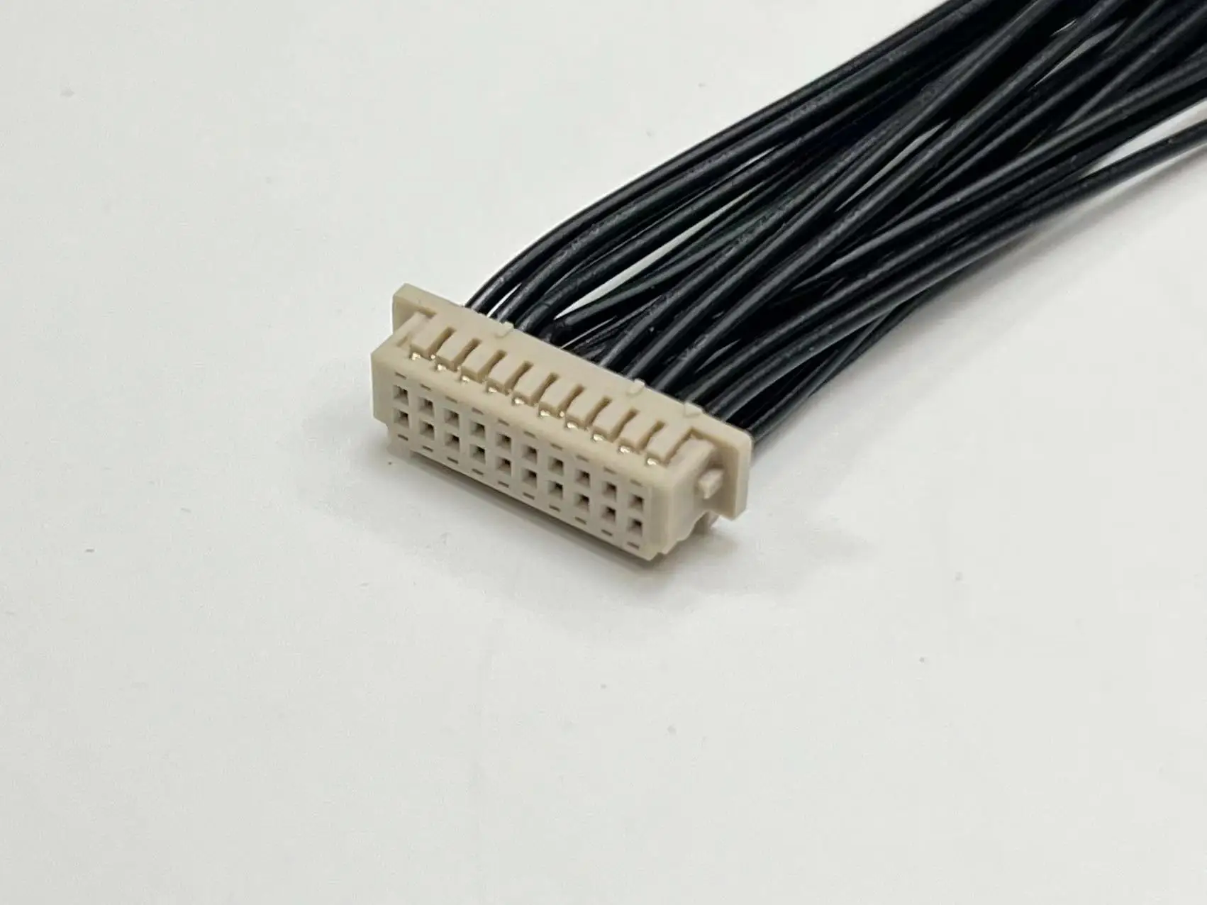 DF13-20DS-1.25C Wire harness, HIROSE DF13 1.25mm Pitch OTS Cable, DF13-20DS-1.25C，Dual Rows,   20P，Off The Shelf, Fast Delivery