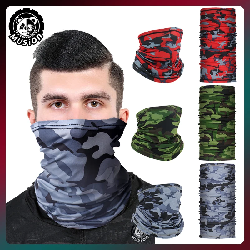 

Musion Tube Balaclava Cycling Face Mask UV Protection Breathable Multi-Functional for All Seasons Cycling Motorcycle Skiing