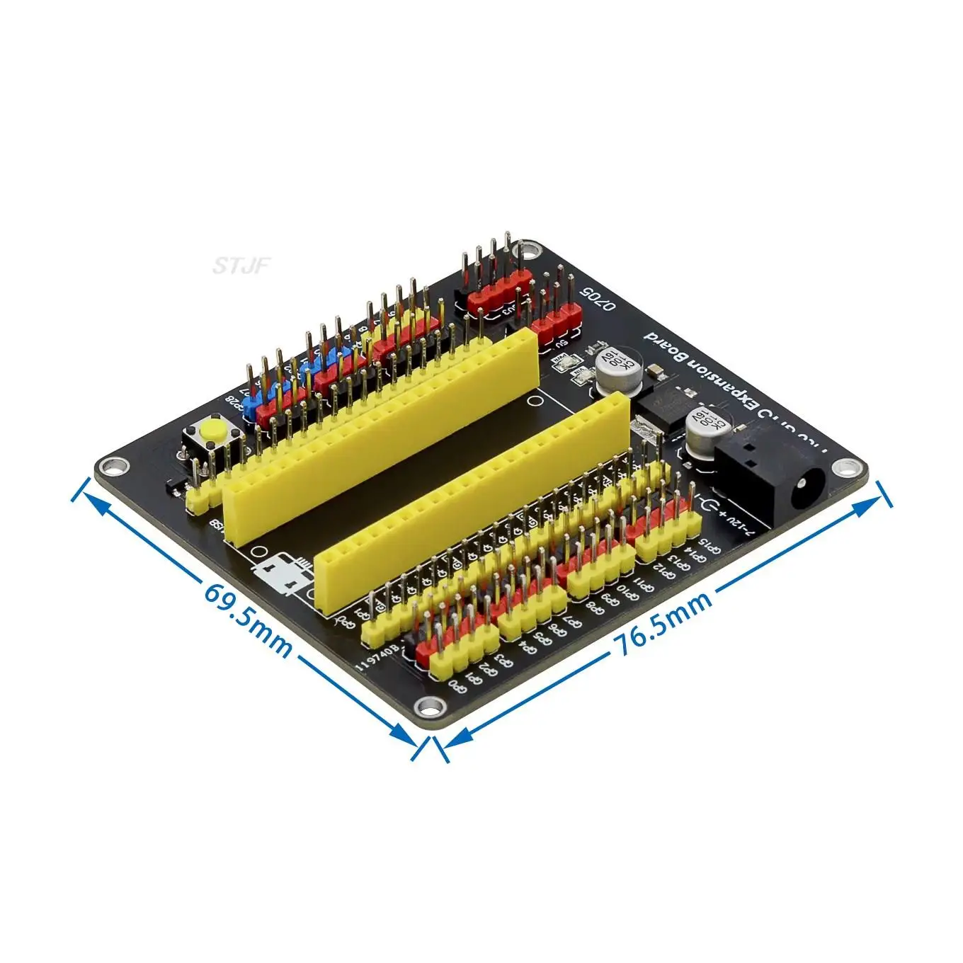 Raspberry Pi Pico Expansion Board GPIO Breakout Extension Adapter Onboard Male and Female Pins for Pico